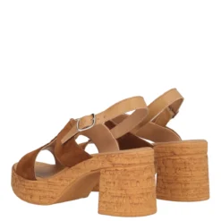 Sandali con Tacco Donna Beige