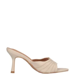 Sandali con Tacco Donna Beige