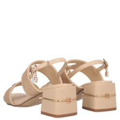 Sandali con Tacco Donna Beige
