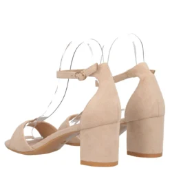 Sandali con Tacco Donna Beige