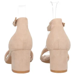 Sandali con Tacco Donna Beige