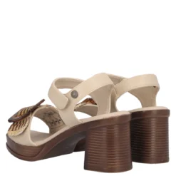 Sandali con Tacco Donna Beige