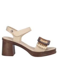 Sandali con Tacco Donna Beige