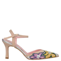 Sandali con Tacco Donna Beige