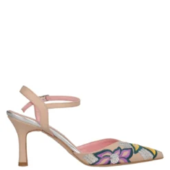 Sandali con Tacco Donna Beige