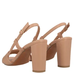 Sandali con Tacco Donna Beige