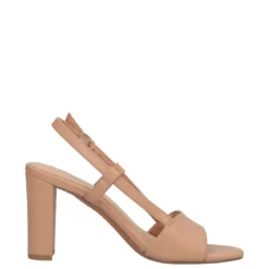 Sandali con Tacco Donna Beige