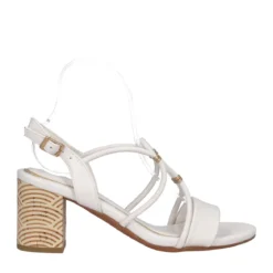 Sandali con Tacco Donna Bianche