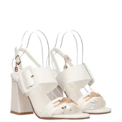 Sandali con Tacco Donna Bianche