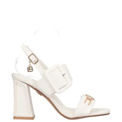 Sandali con Tacco Donna Bianche