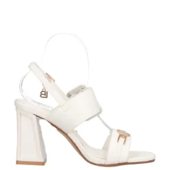 Sandali con Tacco Donna Bianche