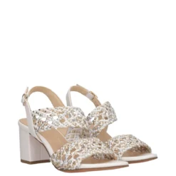 Sandali con Tacco Donna Bianche