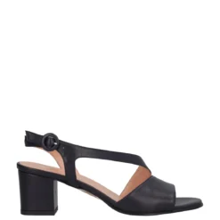 Sandali con Tacco Donna Blu in Pelle
