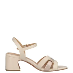 Sandali con tacco Donna Crema