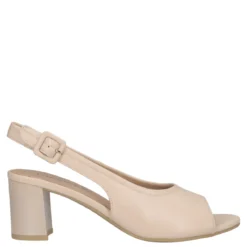 Sandali con Tacco Donna Crema