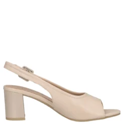 Sandali con Tacco Donna Crema