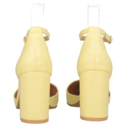 Sandali con tacco Donna Gialli