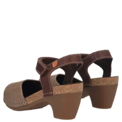 Sandali con Tacco Donna Marroni