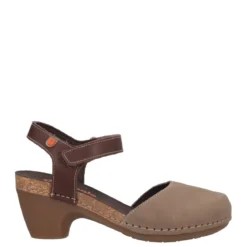 Sandali con Tacco Donna Marroni
