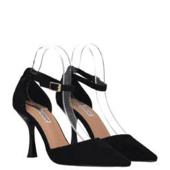 Sandali con Tacco Donna Nere