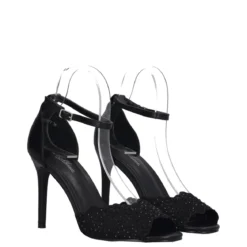 Sandali con tacco 10 Donna Neri