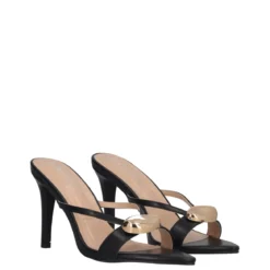 Sandali con Tacco Donna Neri