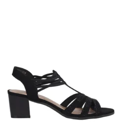 Sandali con Tacco Donna Nero