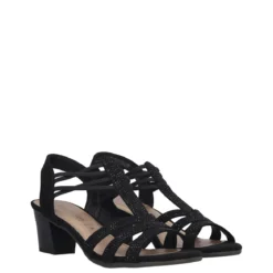 Sandali con Tacco Donna Nero