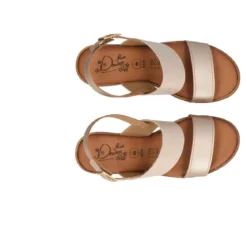 Sandali con Tacco Donna Oro