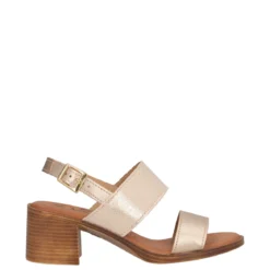 Sandali con Tacco Donna Oro