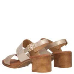 Sandali con Tacco Donna Oro