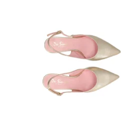 Sandali con Tacco Donna Oro