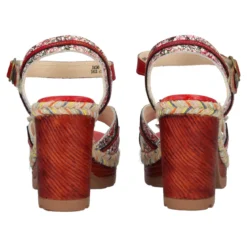 Sandali con Tacco Donna Rosse