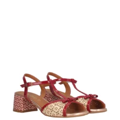 Sandali con Tacco Donna Rossi e Crema