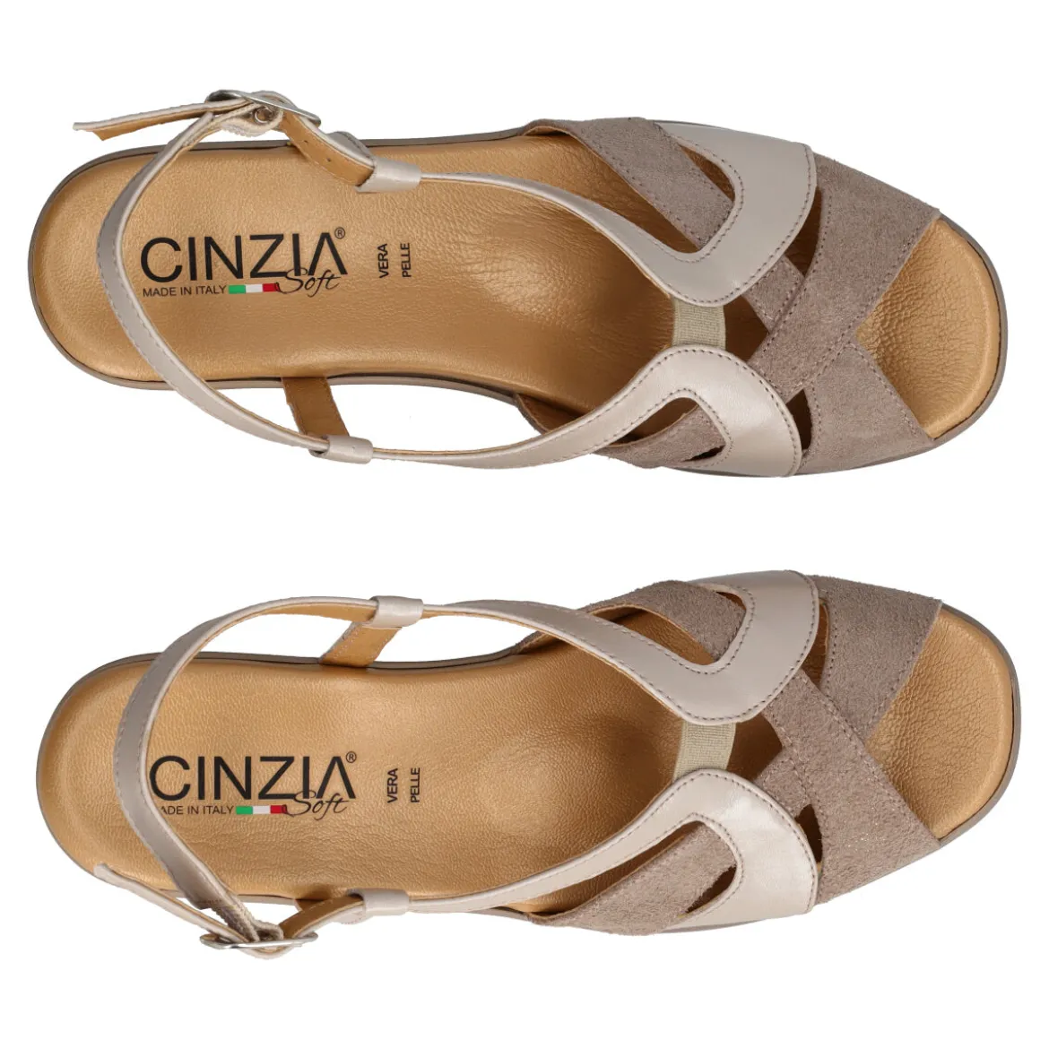 Sandali Donna Beige