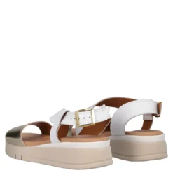 Sandali Donna Bianchi e Oro