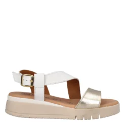 Sandali Donna Bianchi e Oro