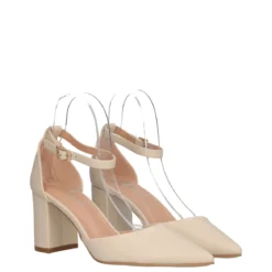 Sandali Donna Donna Beige tacco 7 cm