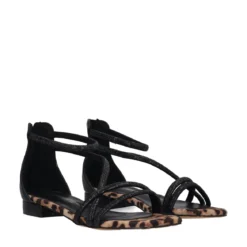Sandali Donna Neri e Leopardati