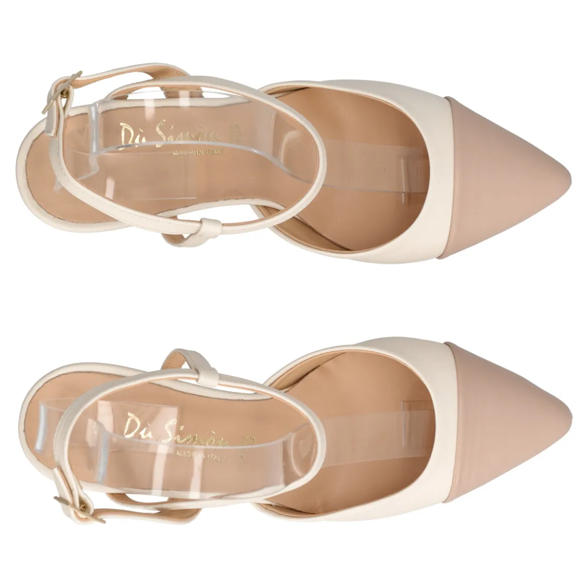 Sandali Donna Nude-Burro Tacco 6 cm