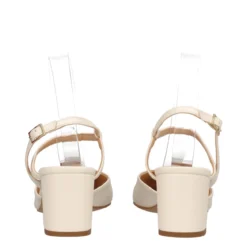 Sandali Donna Nude-Burro Tacco 6 cm