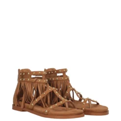 Sandali Infradito Donna Camel