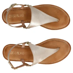Sandali Infradito Donna Oro
