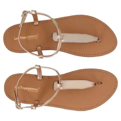 Sandali Infradito Donna Oro Metallizzato