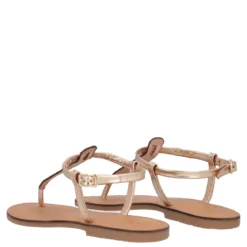 Sandali Infradito Donna Oro Metallizzato