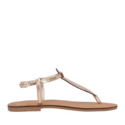 Sandali Infradito Donna Oro Metallizzato