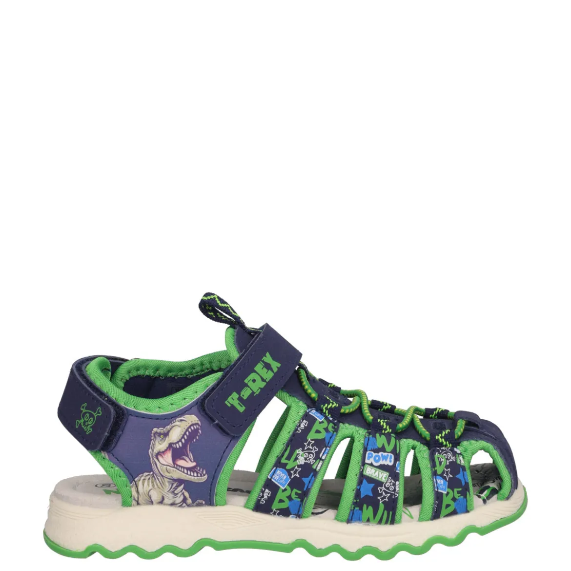 Sandalo Bambino Blu Dinosauri