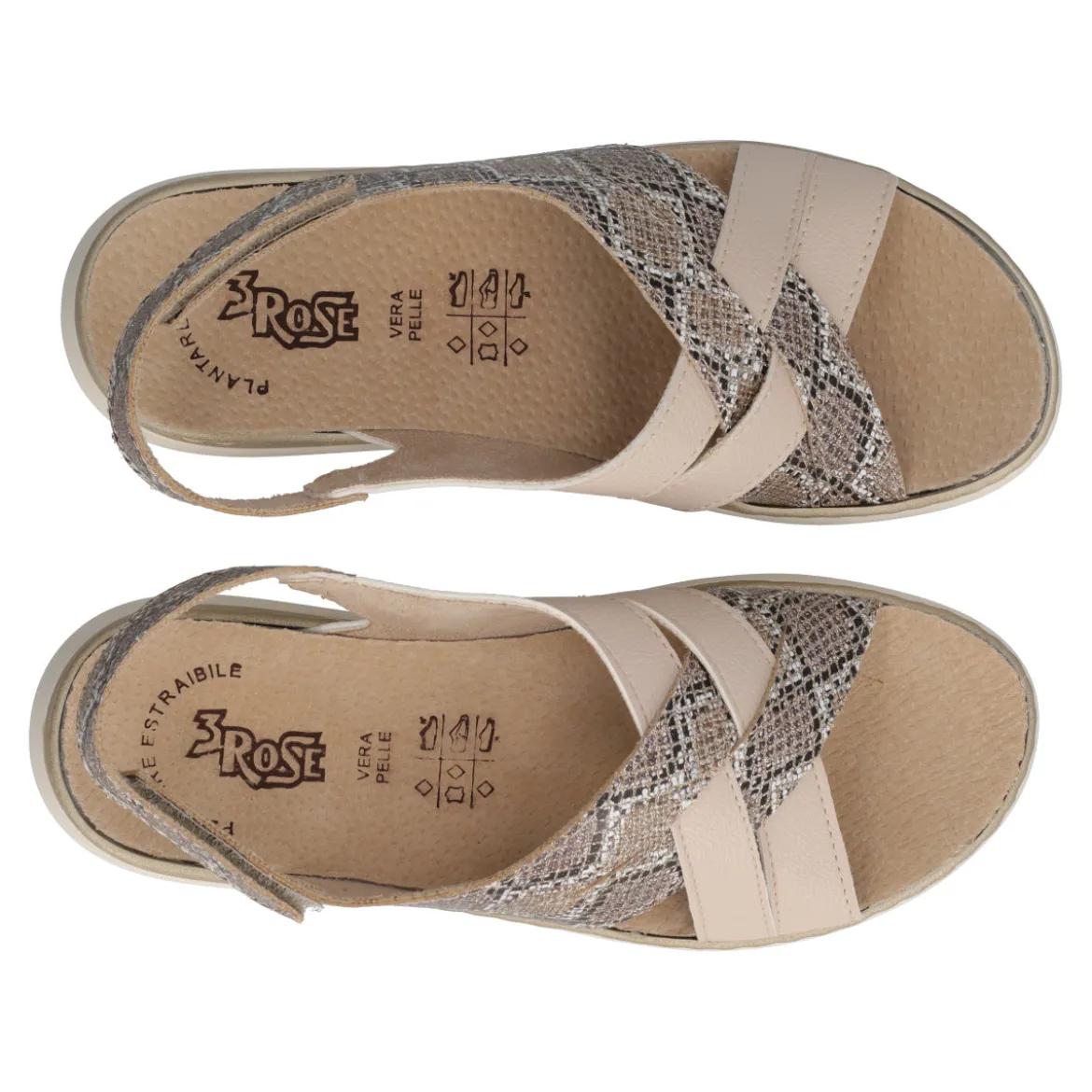 Sandalo Comfort Donna Panna
