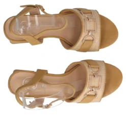 Sandalo con Donna Beige