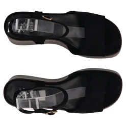 Sandalo con Zeppa Donna Nero